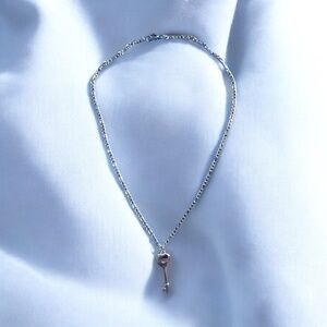 Stainless Steel Key Pendant Necklace